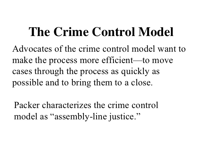 Crime Control Model